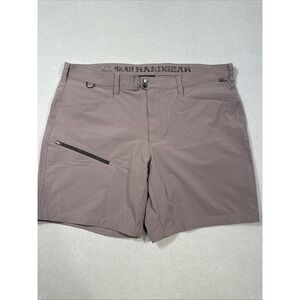 Alaskan Hardgear Shorts Mens 44 Gray Outdoor Hike Zip Pocket Duluth